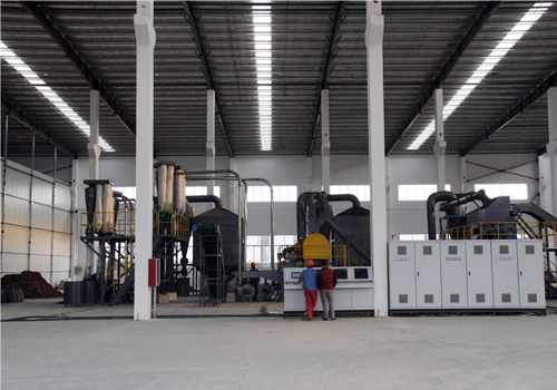 河北石家莊廢舊輪胎回收設備現(xiàn)場