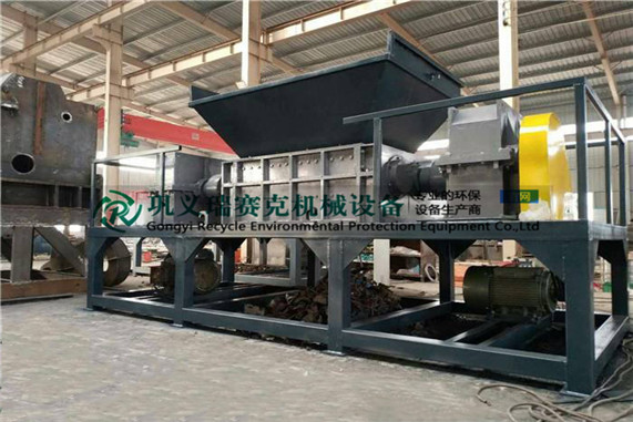 撕碎機_撕碎自行車，雙軸撕碎機視頻