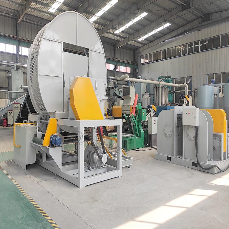 廢舊輪胎處理設(shè)備生產(chǎn)線全自動廢舊輪胎磨粉設(shè)備